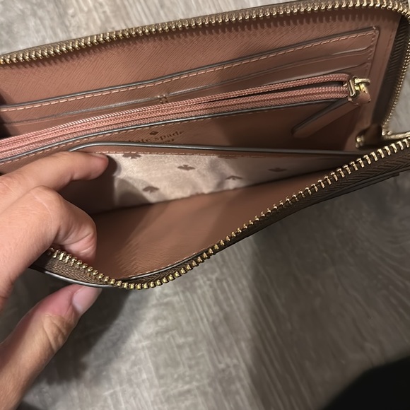 Kate spas Lzip continental wallet Eva ash metallic - Picture 6 of 8